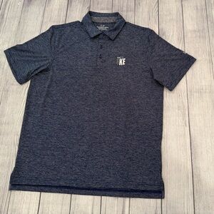 VINEYARD VINES Performance Men's KE Blue Heathered Polo Shirt - Size XL